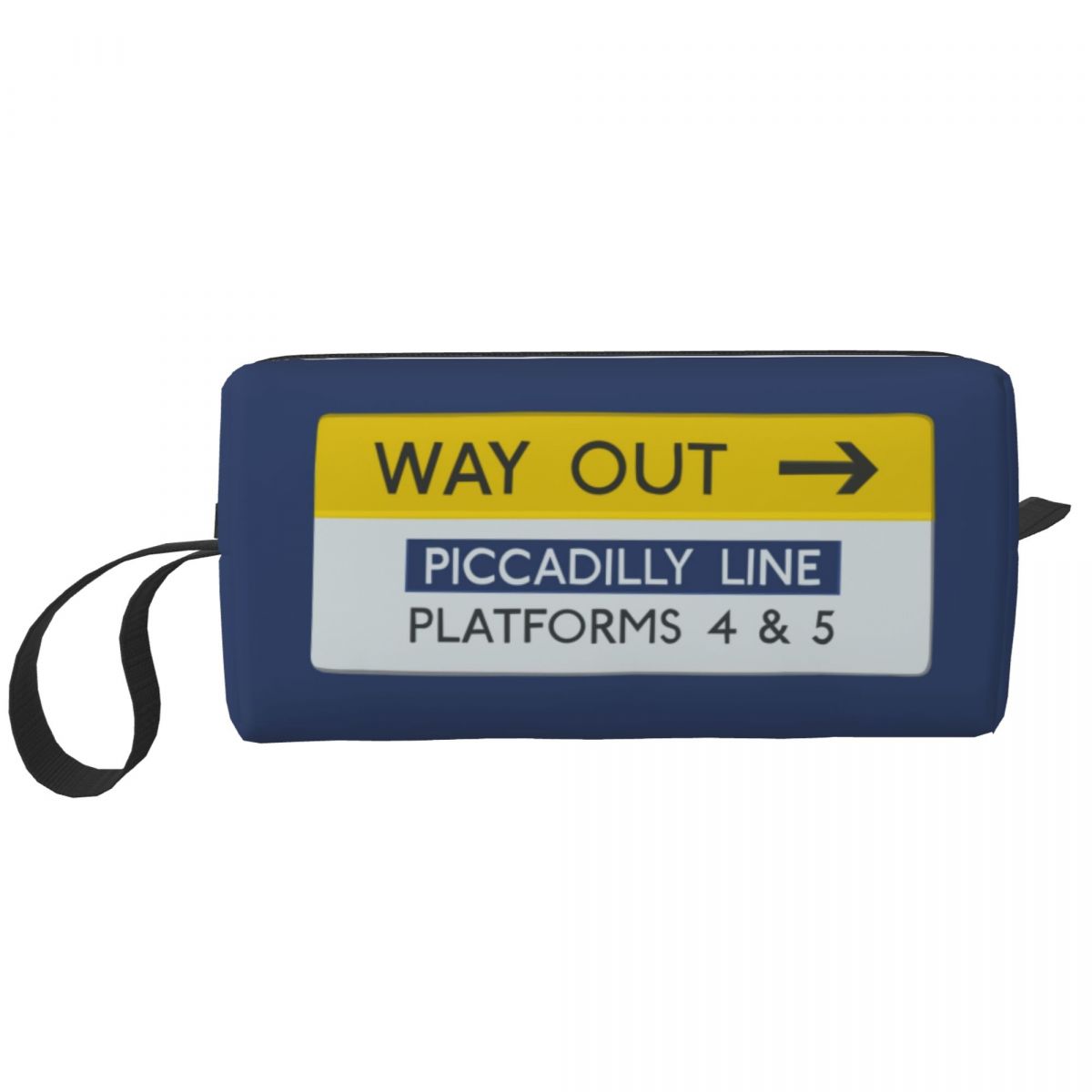 Beauty Makeup London - London Underground Way Out Sign Make-up-Tasche,