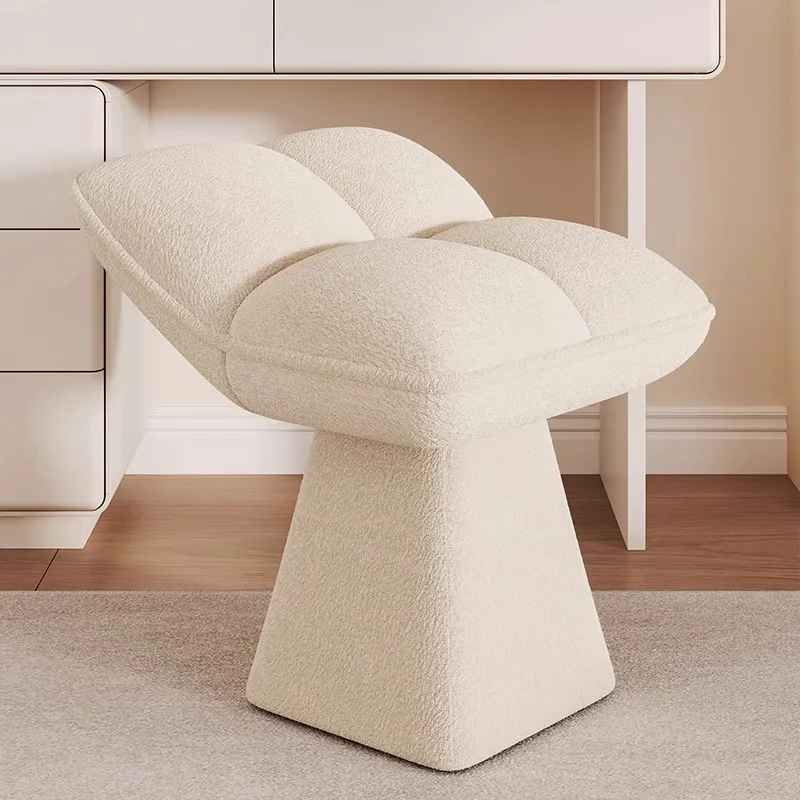 Beauty Makeup Table - Kreativer Schminktisch-Hocker, Wohnzimmer-Kleinhocker, Schuhwechselhocker, Drehbarer Niedriger