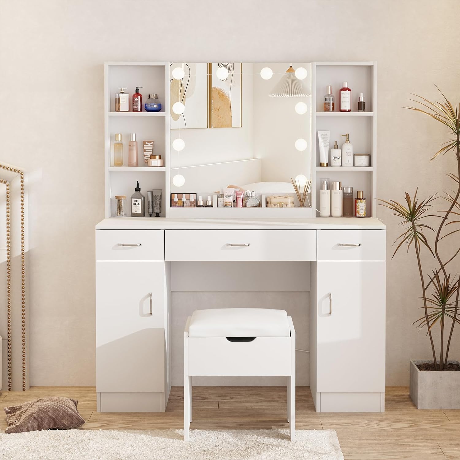 Schminktisch mit Beleuchtetem  – Beauty Makeup Table Bewertung und Preis
