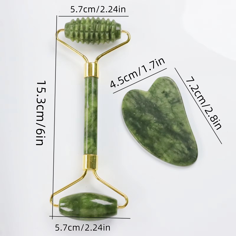 Jade-Spike-Roller & Gua-Sha-Se – Jade Roller Gua Sha Bewertung und Preis
