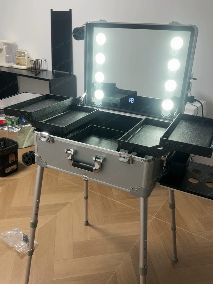 22-Zoll-Trolley-Koffer mit LED – Beauty Makeup Table Bewertung und Preis