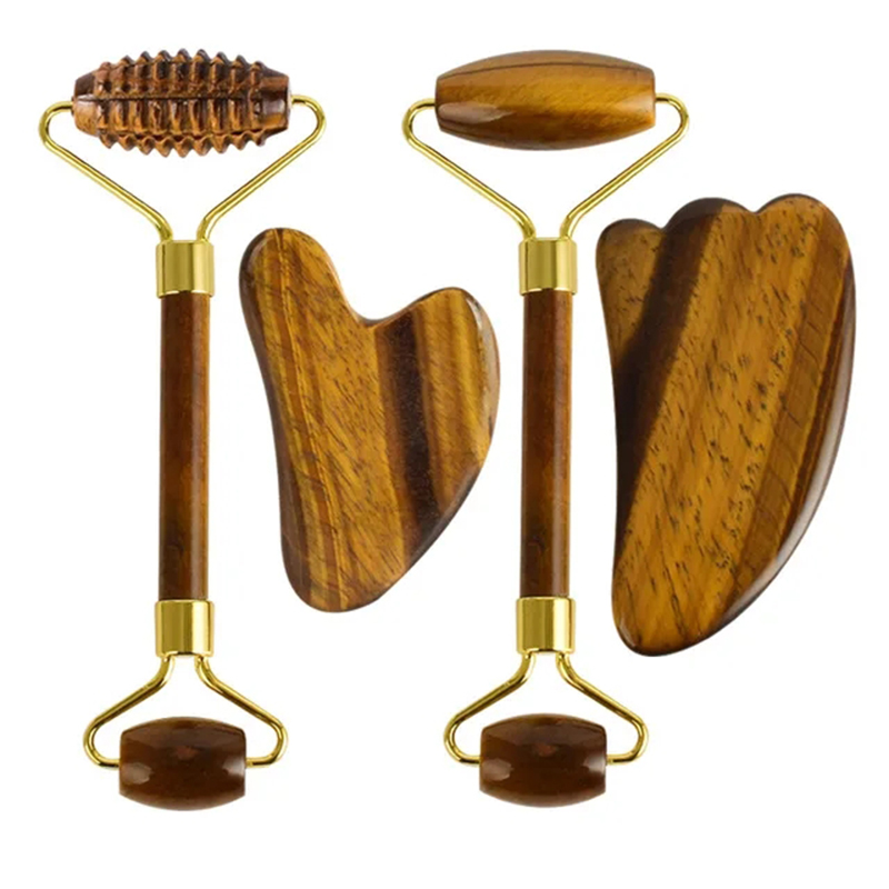 Natürliche Tigerauge Jade Roll – Jade Roller Gua Sha Bewertung und Preis