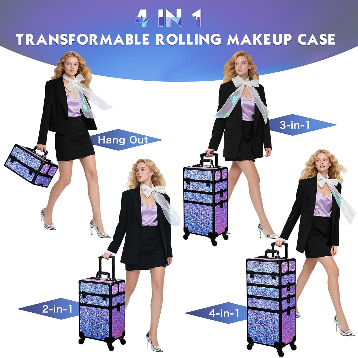 Rollender Make-up-Koffer, groß – Beauty With Makeup Bewertung und Preis