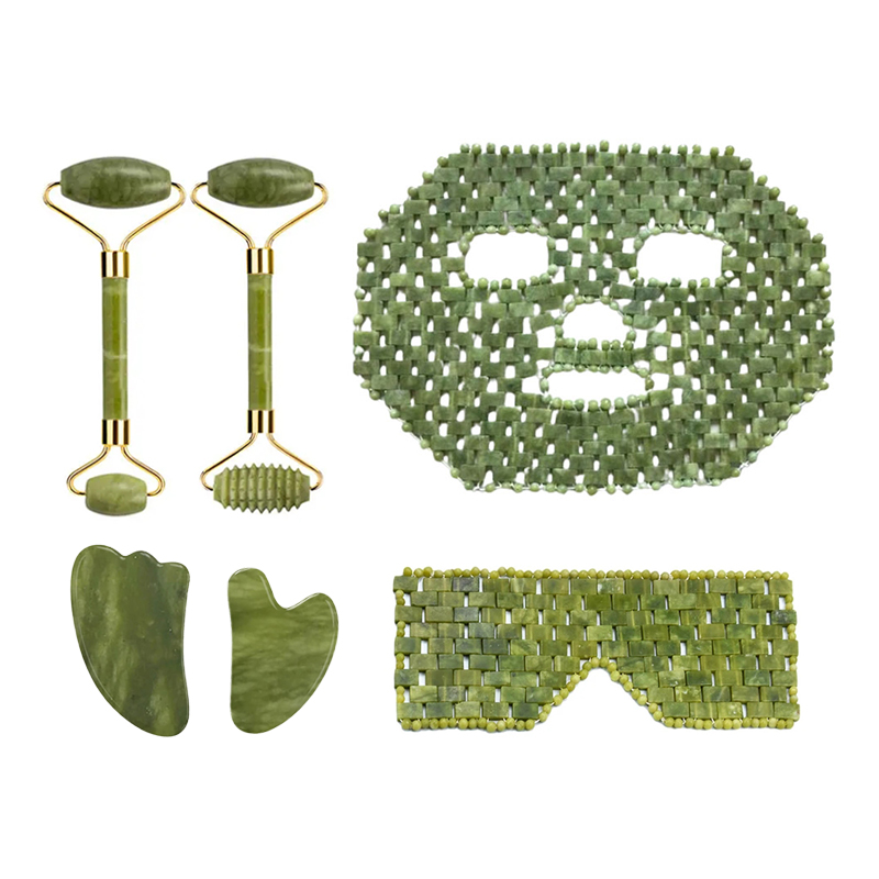 Natürliche Xiuyan Jade Gesicht – Jade Roller Gua Sha Bewertung und Preis
